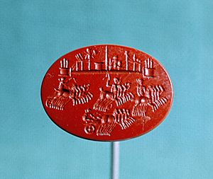 Roman - Intaglio of a Circus with a Chariot Race - Walters 421314