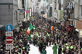 Saint Patricks Day in Motomachi Yokohama