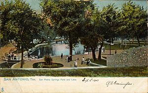 San Pedro Springs Park and Lake, San Antonio, Texas