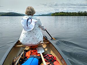 Schroon Lake by canoe