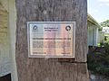 State Register of Heritage Places plaque at Cape Naturaliste Lighthouse, February 2021