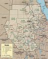 Sudan political map 2000