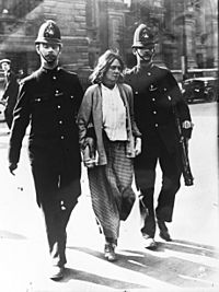 Suffragette arrest, London, 1914