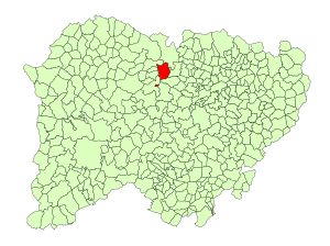 Location in Salamanca