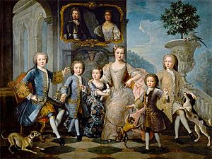 The Family of the Duke of Valentinois, Pierre Gobert