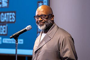 Theaster Gates Mori Art Museum exhibit opening 2024-04-23 (cropped)
