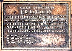 Tin Pan Alley plaque crop