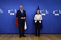 Ursula von der Leyen and Karl Nehammer at the European Commission 2021 (3)