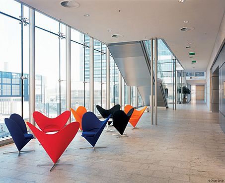 Verner Panton - Heart Cone chairs