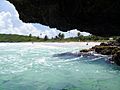 Vieques jaskyna na PlayaNavio