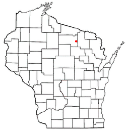 Location of Piehl, Wisconsin