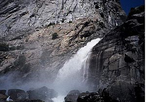 Wapama Falls in Yosemite NP
