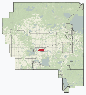 Location in the MD of Bonnyville No. 87