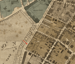 1814 TremontSt byHales map Boston detail BPL12926