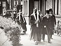 1936 HRH Prince Saud being received by Snouck Hurgronje (right) at Leiden University 0