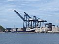 2019 Santa Marta - Containters y grúas en el Puerto