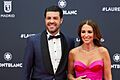 25th Laureus World Sports Awards - Red Carpet - Paula Echevarría, Miguel Torres - 240422 190037