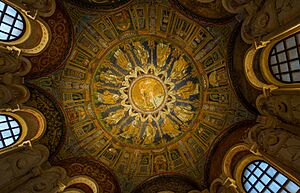 Baptistry of Neon - Apostles mosaic
