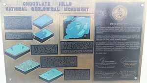 Chocolate Hills historical marker