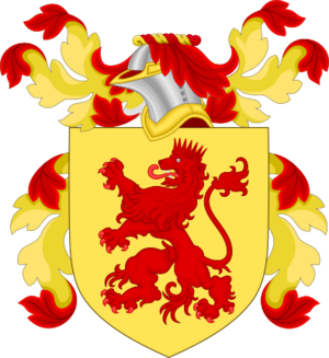 Coat of Arms of Pierre de Rigaud, Marquis de Vaudreuil-Cavagnial