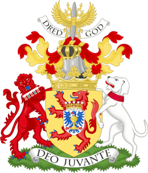 Coat of arms of David Carnegie, 4th Duke of Fife, since 2017.png