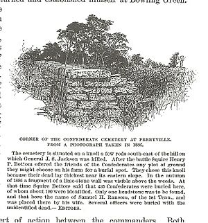 Confederate Cemetery Perryville KY in 1886