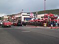 Downtown Williams, south side of Route 66 east from 3rd Street