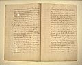 Draft of the 1536 Treaty negotiated between Jean de La Forest and Ibrahim Pacha expanding to the whole Ottoman Empire the privileges received in Egypt from the Mamluks before 1518