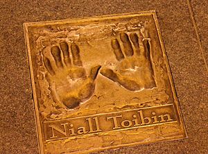 Dublin Gaiety Theatre Handprint Niall Toibin