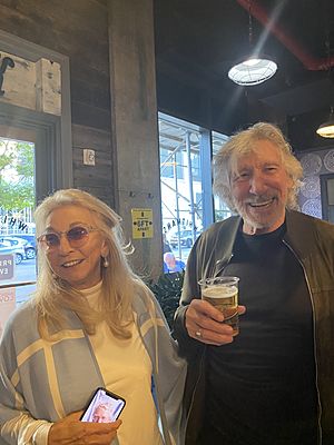 Eleanora Kennedy, Roger Waters at Michael Kennedy Tribeca 2021 film premier