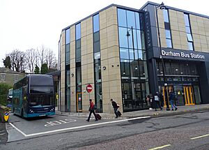 Entrance to the new bus station (geograph 7752710)