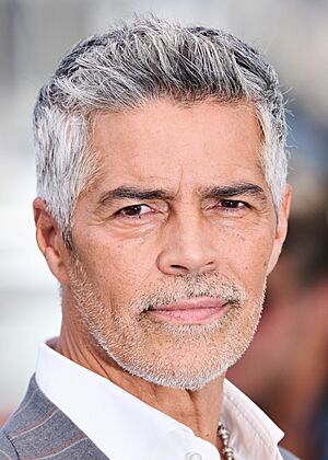Esai Morales at the 2025 Cannes Film Festival 05 Cropped.jpg