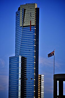 Eureka Tower Australian Flag