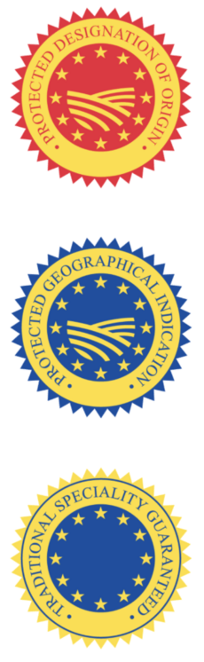 European Union's Geographical Indications logos