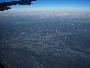 Fairbanks area - aerial view - P1040583