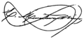 Firma de Eugenio Montero Ríos