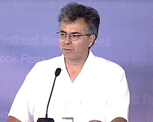 Soto at the 2001 National Book Festival