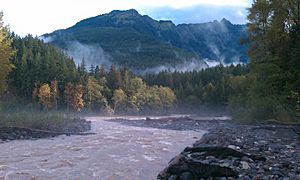 Glacier Creek and the North Fork of the Nooksack River