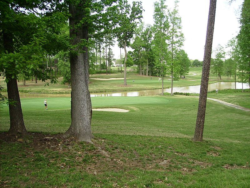Golf course, Highland Creek, Charlotte, North Carolina