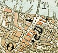 Guy's and St. Thomas' Hospitals from 1833 Schmollinger map