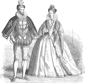 Henry III, of France and the princess Louise of Lorraine
