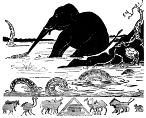 Illustration at p. 73 in Just So Stories (c1912)