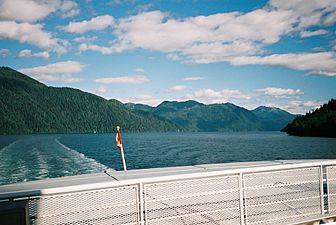 Inside Passage aboard MV Queen of Prince Rupert, British Columbia