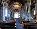 Interior of St Mary's Church, Ross-on-Wye, England arp