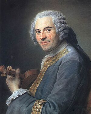 Jean-Joseph Cassanéa de Mondonville (original replica) by Maurice Quentin de La Tour
