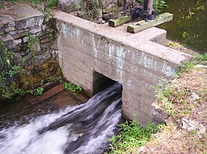 Lock on Delaware Canal in Pennsylvania
