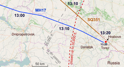 MH17 Flight Route (en)