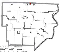 Location of Wilson in Monroe County