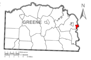Location of Nemacolin in Greene County