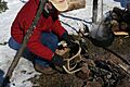 Maple sugar demonstration 1